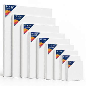 CANVAS STRETCHED-ASSORTED SIZES