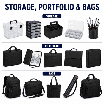 STORAGE, PORTFOLIO & BAGS
