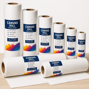 CANVAS ROLLS-OPEN STOCK