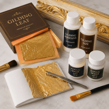 GUILDING LEAF & SEALERS