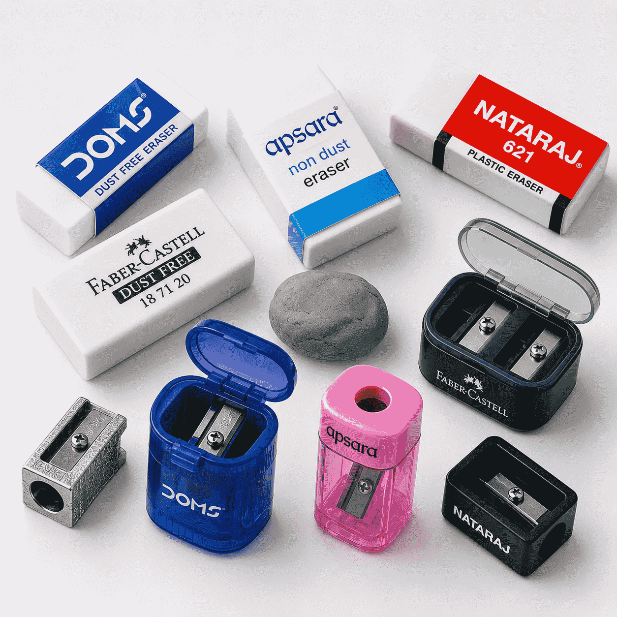 ERASERS & SHARPENERS